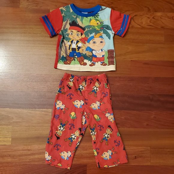 Disney Jake & The Neverland Pirates Pajama Set 2T - Picture 4 of 7